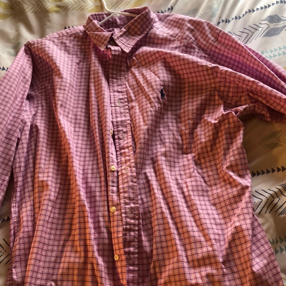 Ralph Lauren button shirt 17.5 neck